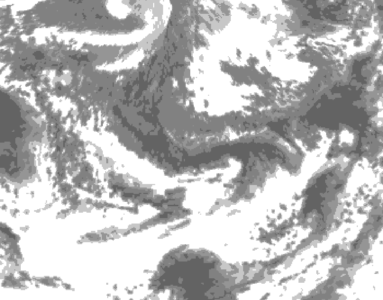 GDPS total cloud 192 hour forecast chart for Canada based on 2026/09/24 0000Z data