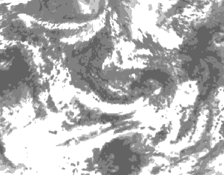 GDPS total cloud 204 hour forecast chart for Canada based on 2026/09/24 0000Z data