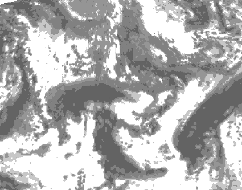 GDPS total cloud 048 hour forecast chart for Canada based on 2026/09/24 1200Z data