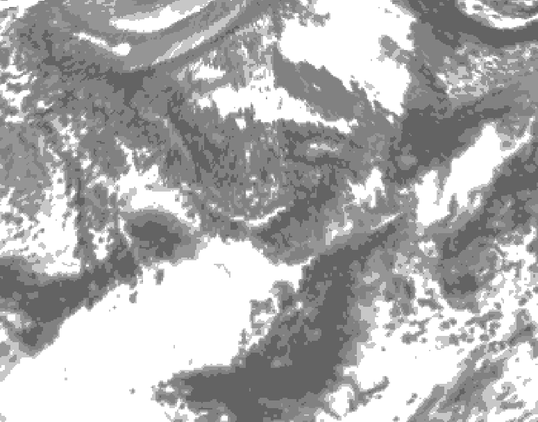GDPS total cloud 144 hour forecast chart for Canada based on 2026/09/24 1200Z data