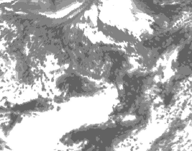 GDPS total cloud 156 hour forecast chart for Canada based on 2026/09/24 1200Z data