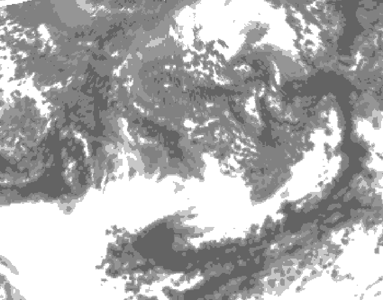 GDPS total cloud 240 hour forecast chart for Canada based on 2026/09/24 1200Z data