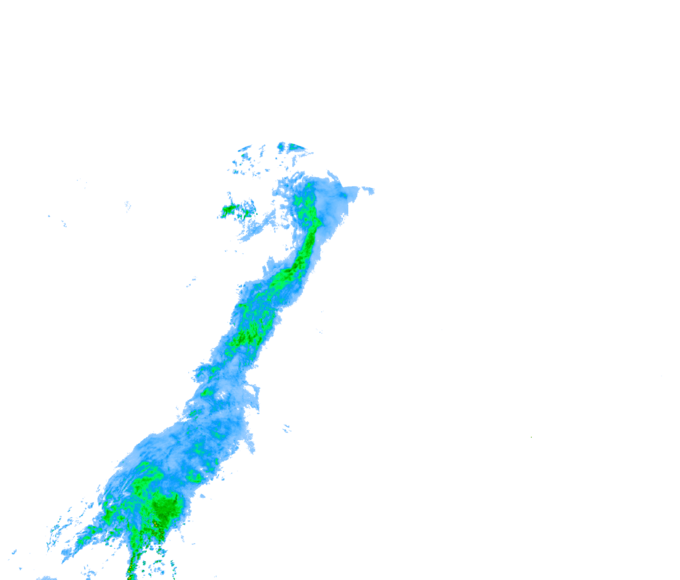 Weather radar data valid at 2026/09/24 16:54 UTC