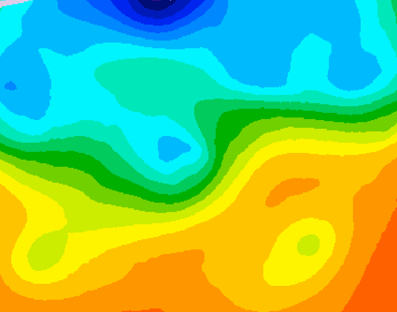 GDPS 500 millibar geopotential height 072 hour forecast chart for Canada based on 2026/09/25 0000Z data