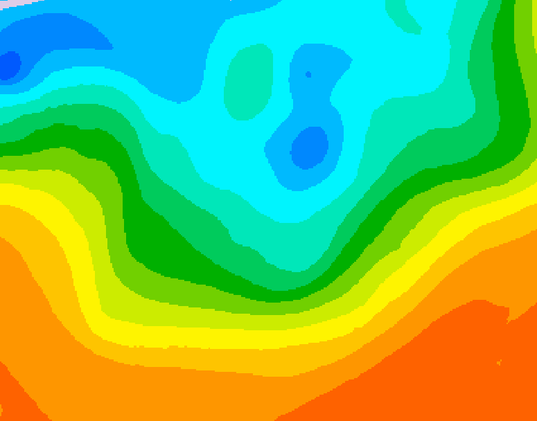 GDPS 500 millibar geopotential height 192 hour forecast chart for Canada based on 2026/09/25 0000Z data