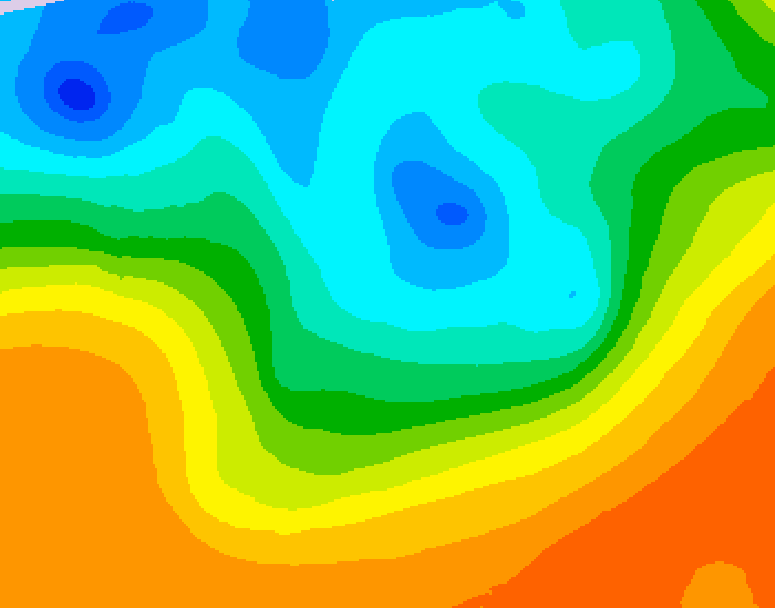 GDPS 500 millibar geopotential height 216 hour forecast chart for Canada based on 2026/09/25 0000Z data