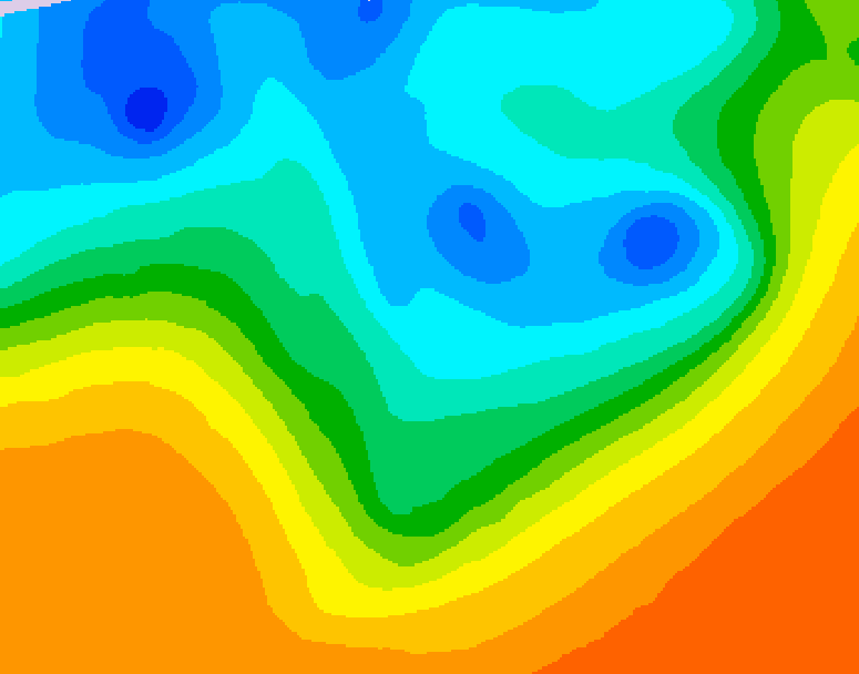 GDPS 500 millibar geopotential height 234 hour forecast chart for Canada based on 2026/09/25 0000Z data