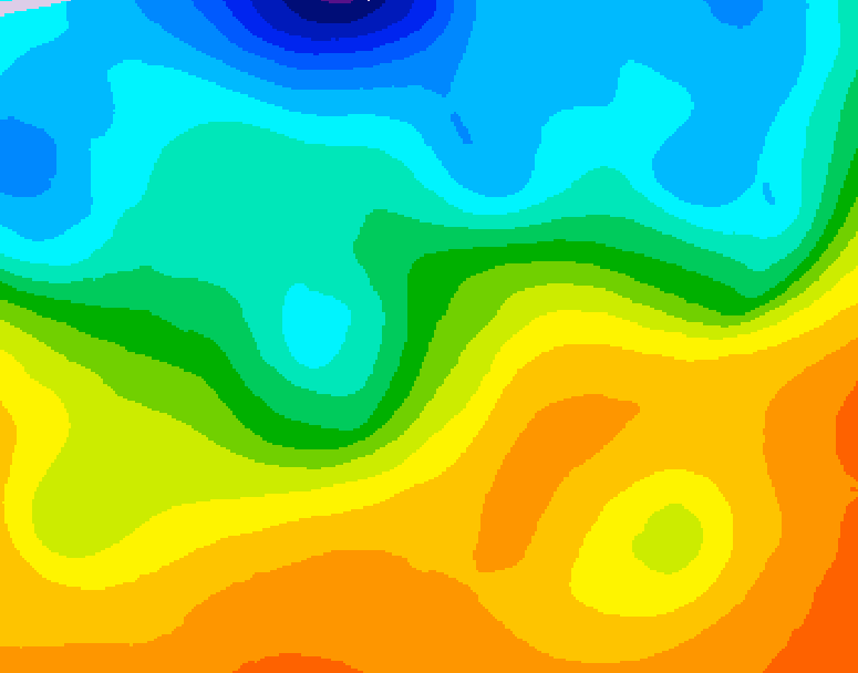 GDPS 500 millibar geopotential height 048 hour forecast chart for Canada based on 2026/09/25 1200Z data