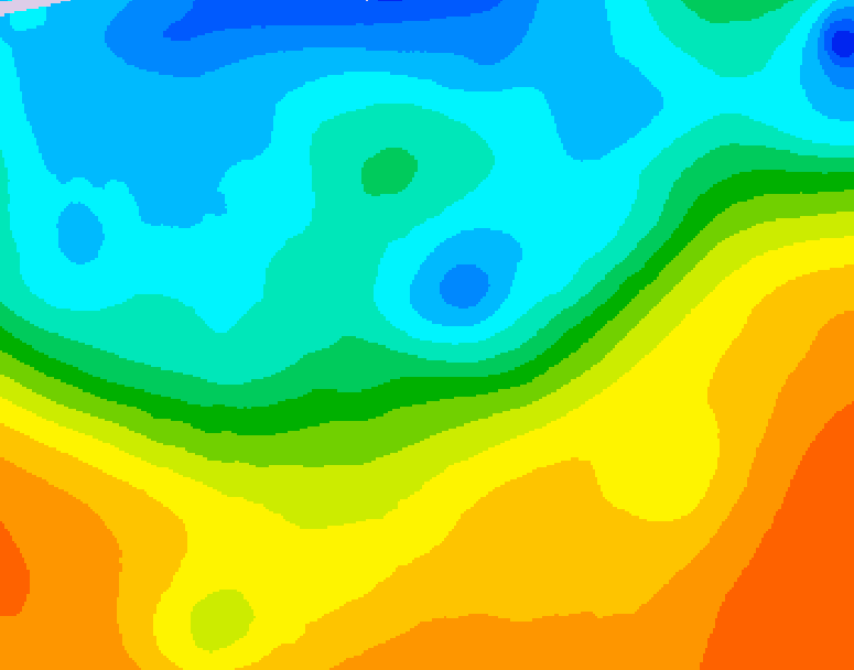 GDPS 500 millibar geopotential height 096 hour forecast chart for Canada based on 2026/09/25 1200Z data