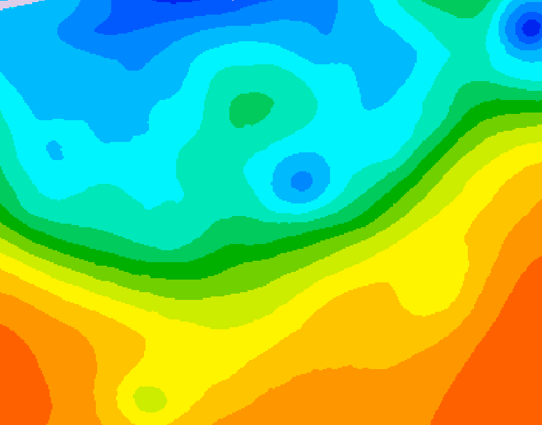 GDPS 500 millibar geopotential height 102 hour forecast chart for Canada based on 2026/09/25 1200Z data