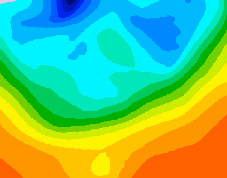 GDPS 500 millibar geopotential height 144 hour forecast chart for Canada based on 2026/09/25 1200Z data