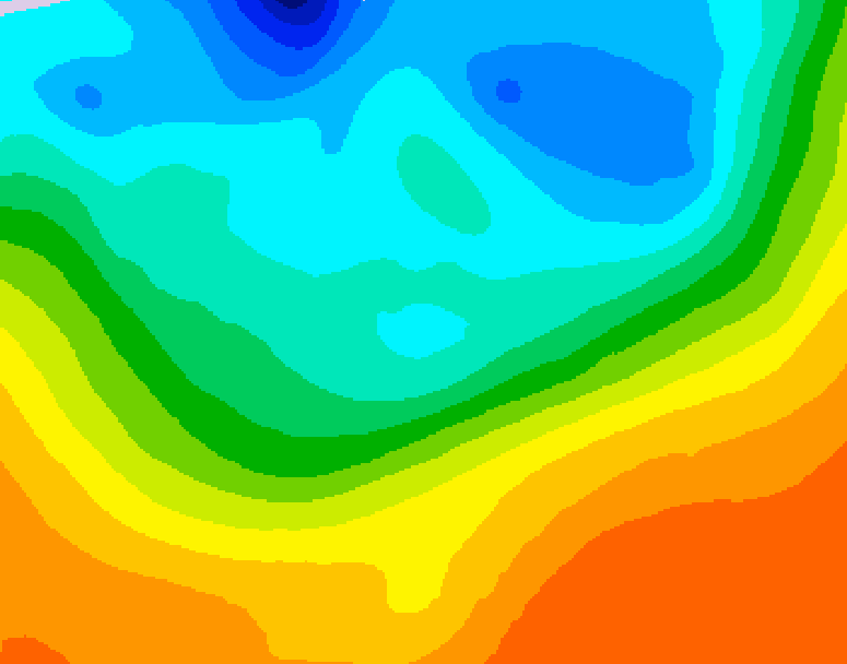 GDPS 500 millibar geopotential height 156 hour forecast chart for Canada based on 2026/09/25 1200Z data