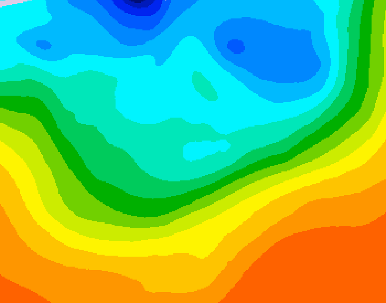 GDPS 500 millibar geopotential height 162 hour forecast chart for Canada based on 2026/09/25 1200Z data