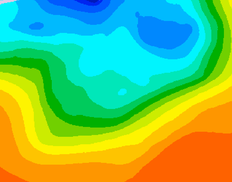 GDPS 500 millibar geopotential height 174 hour forecast chart for Canada based on 2026/09/25 1200Z data