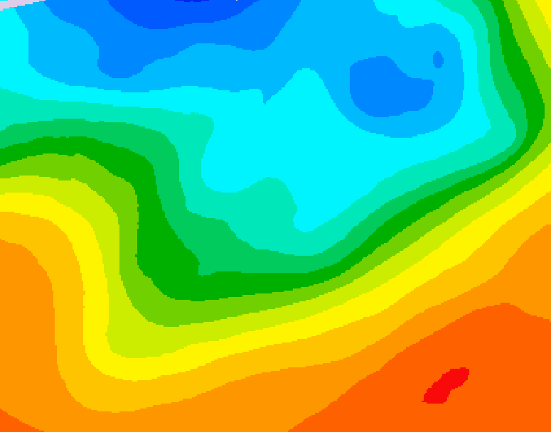 GDPS 500 millibar geopotential height 186 hour forecast chart for Canada based on 2026/09/25 1200Z data