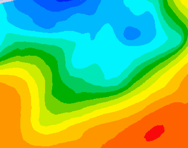 GDPS 500 millibar geopotential height 192 hour forecast chart for Canada based on 2026/09/25 1200Z data