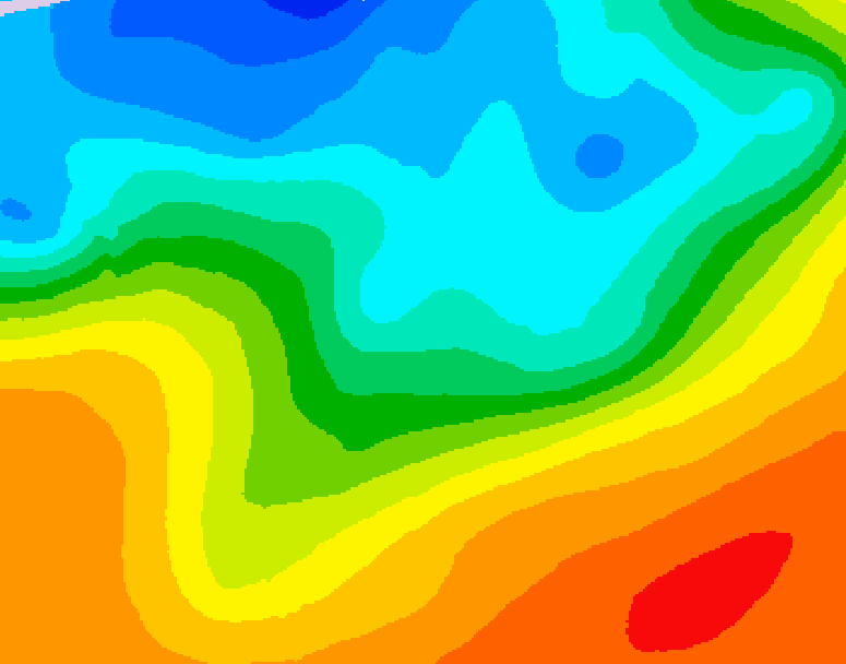 GDPS 500 millibar geopotential height 204 hour forecast chart for Canada based on 2026/09/25 1200Z data