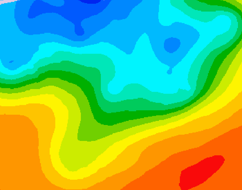 GDPS 500 millibar geopotential height 210 hour forecast chart for Canada based on 2026/09/25 1200Z data