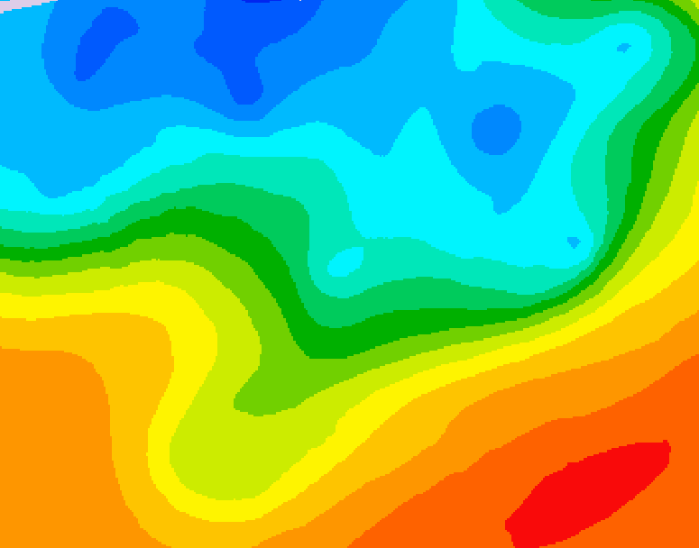 GDPS 500 millibar geopotential height 216 hour forecast chart for Canada based on 2026/09/25 1200Z data