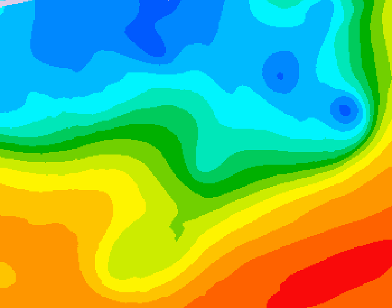 GDPS 500 millibar geopotential height 228 hour forecast chart for Canada based on 2026/09/25 1200Z data
