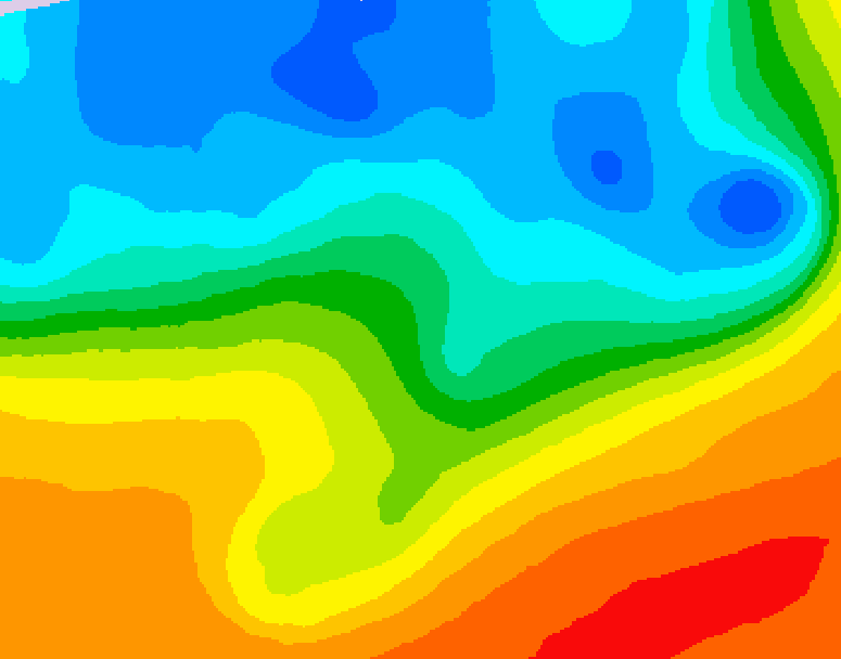 GDPS 500 millibar geopotential height 234 hour forecast chart for Canada based on 2026/09/25 1200Z data