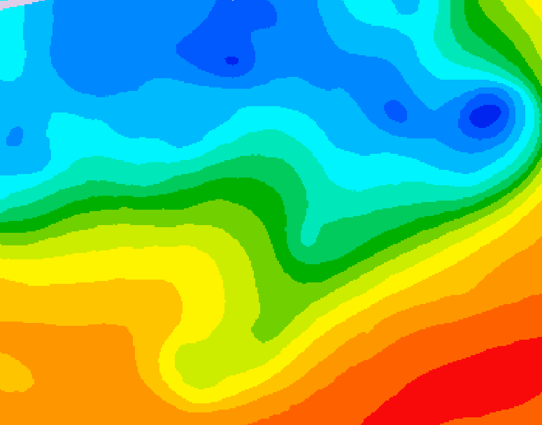GDPS 500 millibar geopotential height 240 hour forecast chart for Canada based on 2026/09/25 1200Z data