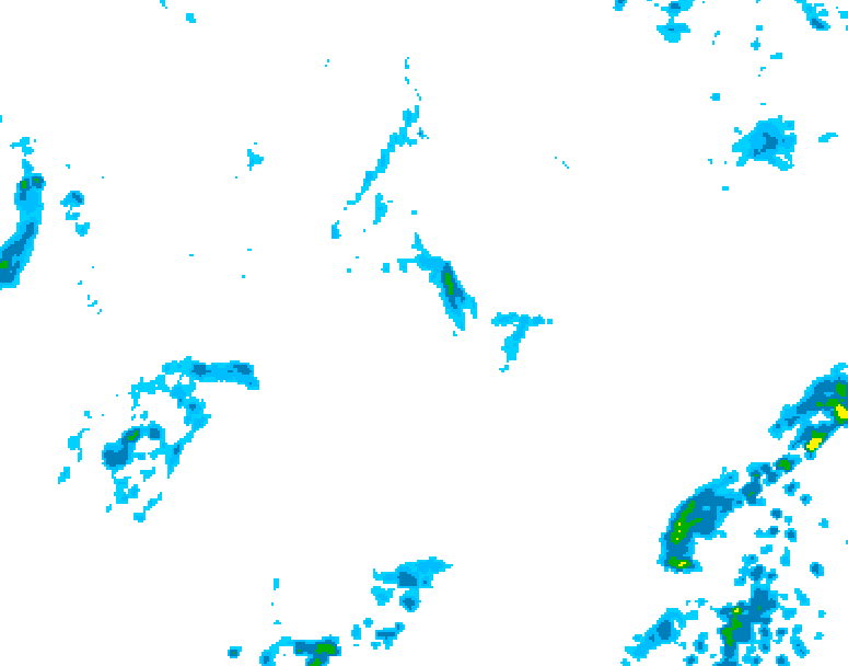 GDPS precipitation 012 hour forecast chart for Canada based on 2026/09/25 0000Z data