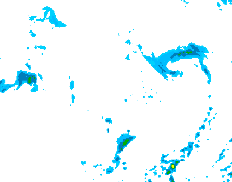 GDPS precipitation 228 hour forecast chart for Canada based on 2026/09/25 0000Z data