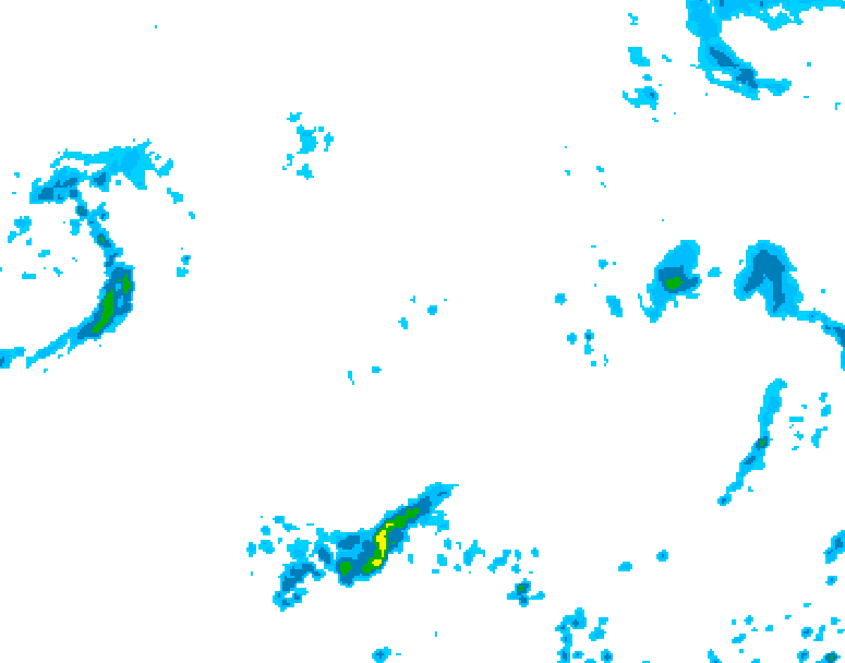 GDPS precipitation 210 hour forecast chart for Canada based on 2026/09/25 1200Z data