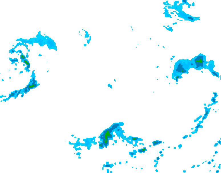 GDPS precipitation 216 hour forecast chart for Canada based on 2026/09/25 1200Z data