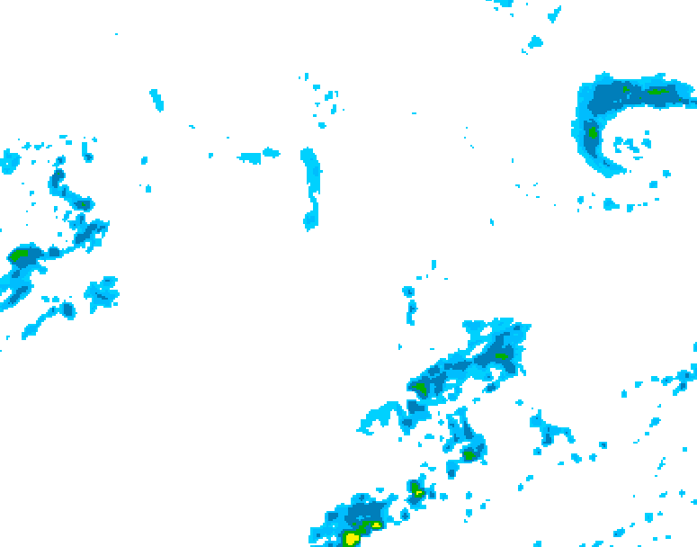 GDPS precipitation 240 hour forecast chart for Canada based on 2026/09/25 1200Z data