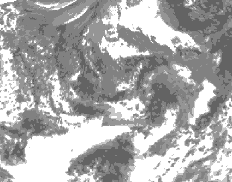 GDPS total cloud 144 hour forecast chart for Canada based on 2026/09/25 0000Z data