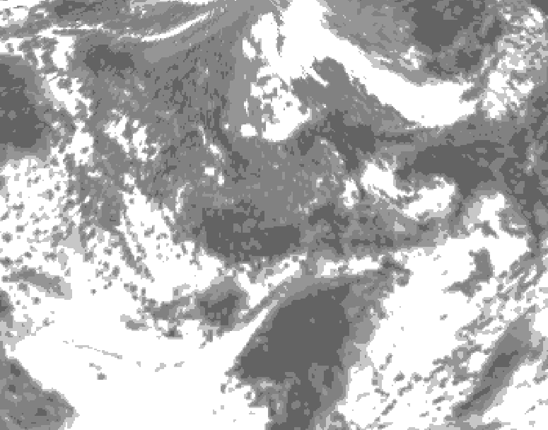 GDPS total cloud 168 hour forecast chart for Canada based on 2026/09/25 0000Z data