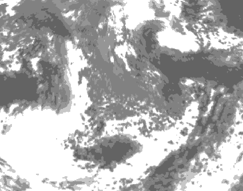 GDPS total cloud 216 hour forecast chart for Canada based on 2026/09/25 0000Z data
