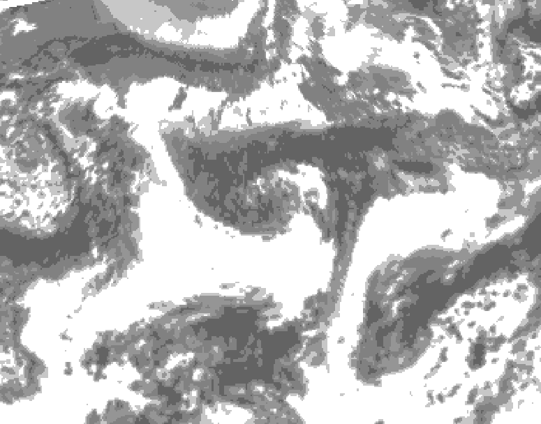 GDPS total cloud 072 hour forecast chart for Canada based on 2026/09/25 1200Z data
