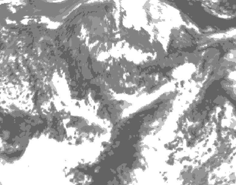 GDPS total cloud 114 hour forecast chart for Canada based on 2026/09/25 1200Z data