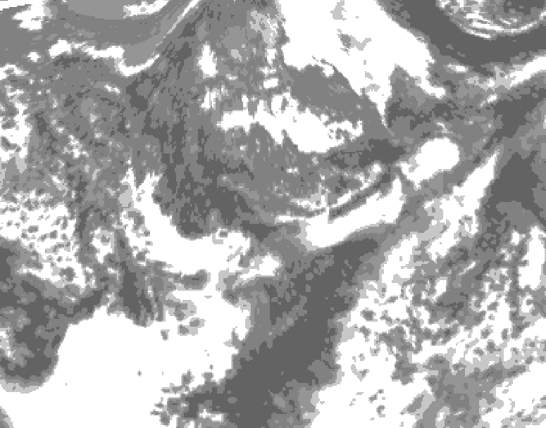 GDPS total cloud 120 hour forecast chart for Canada based on 2026/09/25 1200Z data