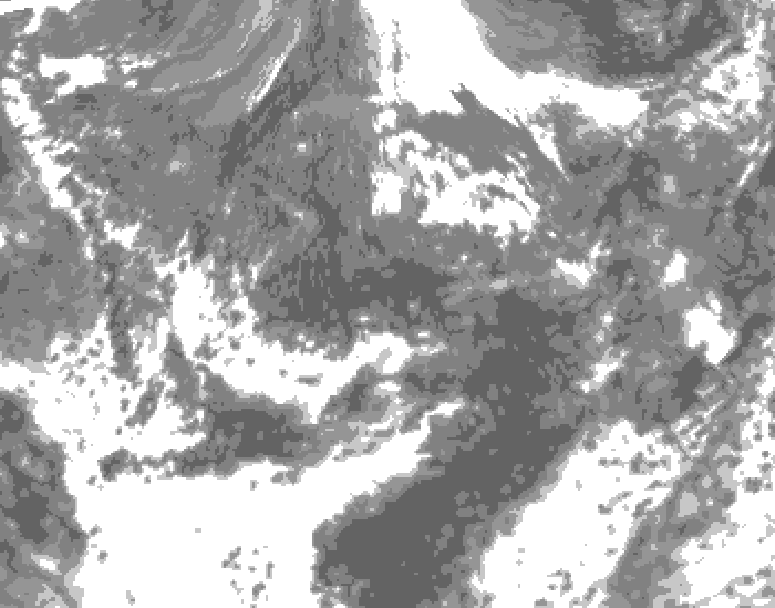 GDPS total cloud 144 hour forecast chart for Canada based on 2026/09/25 1200Z data