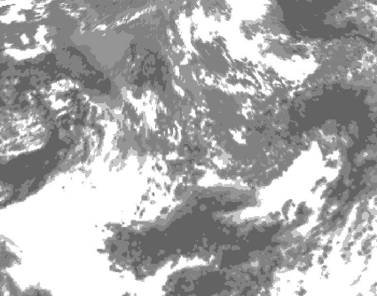 GDPS total cloud 216 hour forecast chart for Canada based on 2026/09/25 1200Z data