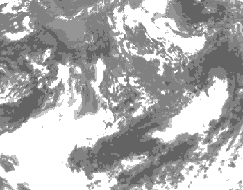 GDPS total cloud 222 hour forecast chart for Canada based on 2026/09/25 1200Z data