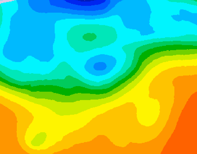 GDPS 500 millibar geopotential height 072 hour forecast chart for Canada based on 2026/09/26 0000Z data