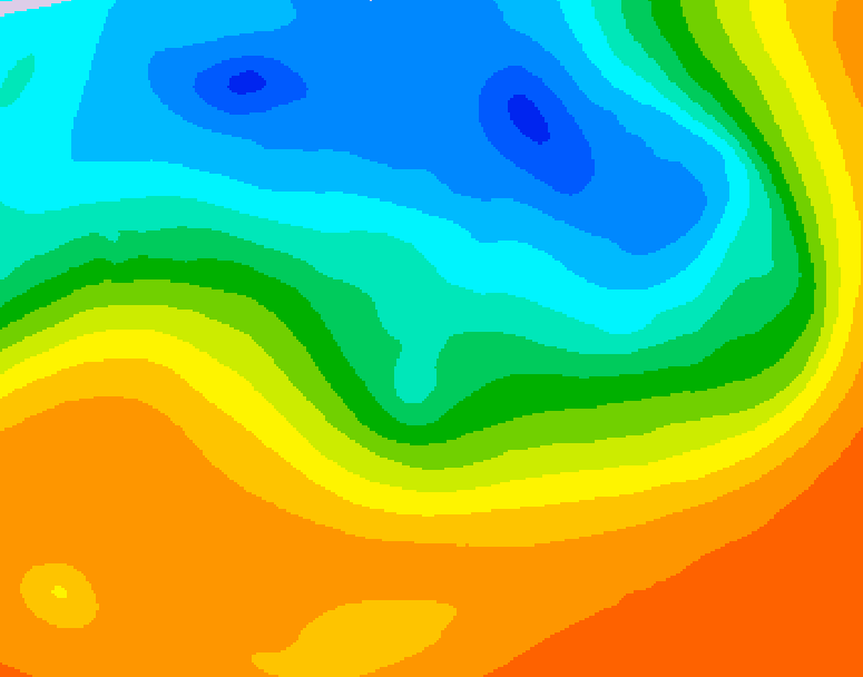 GDPS 500 millibar geopotential height 204 hour forecast chart for Canada based on 2026/09/26 0000Z data