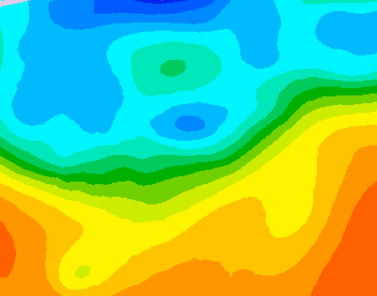 GDPS 500 millibar geopotential height 066 hour forecast chart for Canada based on 2026/09/26 1200Z data