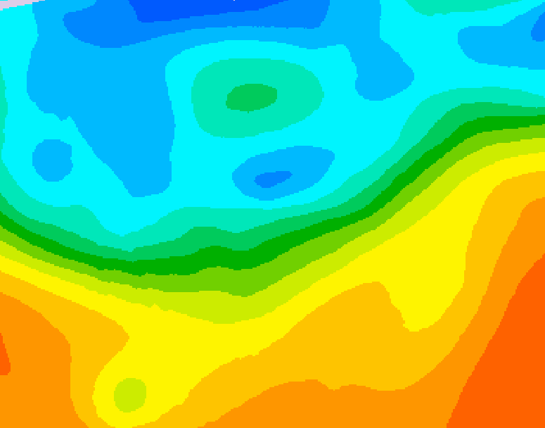 GDPS 500 millibar geopotential height 072 hour forecast chart for Canada based on 2026/09/26 1200Z data