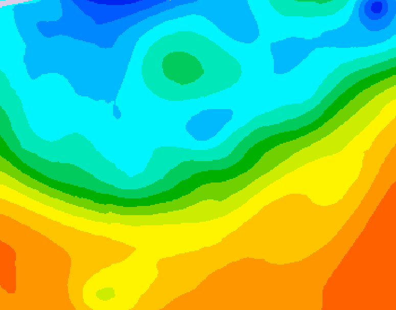 GDPS 500 millibar geopotential height 084 hour forecast chart for Canada based on 2026/09/26 1200Z data