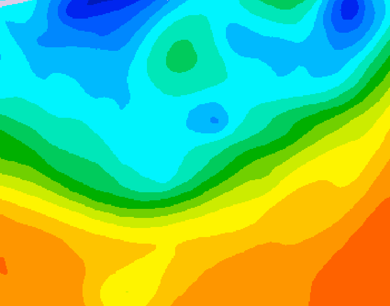 GDPS 500 millibar geopotential height 096 hour forecast chart for Canada based on 2026/09/26 1200Z data