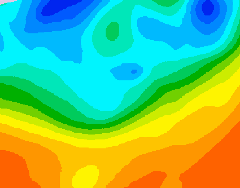 GDPS 500 millibar geopotential height 102 hour forecast chart for Canada based on 2026/09/26 1200Z data