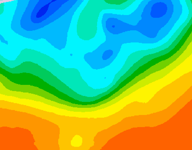 GDPS 500 millibar geopotential height 114 hour forecast chart for Canada based on 2026/09/26 1200Z data
