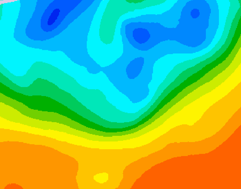 GDPS 500 millibar geopotential height 120 hour forecast chart for Canada based on 2026/09/26 1200Z data