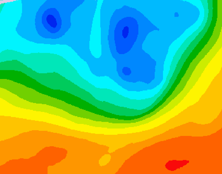 GDPS 500 millibar geopotential height 138 hour forecast chart for Canada based on 2026/09/26 1200Z data